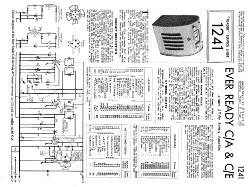 C/A 7pin mini valves; Ever Ready Co. GB (ID = 1027173) Radio