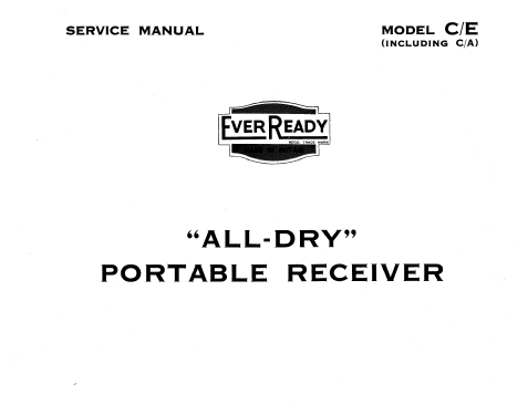 C/A 7pin mini valves; Ever Ready Co. GB (ID = 1375738) Radio