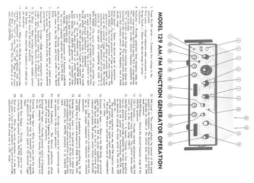 AM/FM Funktion-Generator 129; Exact Electronics (ID = 846931) Ausrüstung