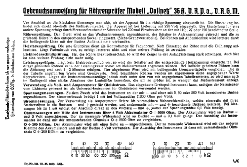 Vollnetz 36A; Excelsiorwerk; (ID = 1416475) Equipment