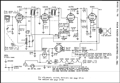 740V ; Fada Radio & (ID = 380949) Radio