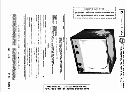DL400TBLO ; Fada Radio & (ID = 1919772) Televisore