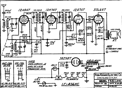 F-55T ; Fada Radio & (ID = 381023) Radio