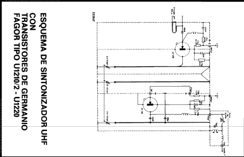 UHF Selector de Canales - Channel Selector / Tuner U-1210 /2; Fagor Electrónica; (ID = 2225410) Adattatore