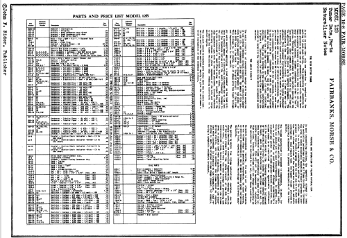 12BG Ch= 12B; Fairbanks, Morse & (ID = 2063849) Radio