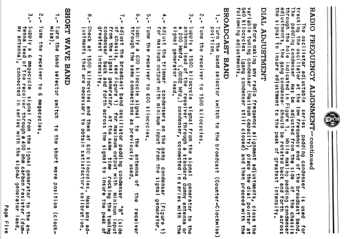 57-T-0 Ch= 57; Fairbanks, Morse & (ID = 2062419) Radio