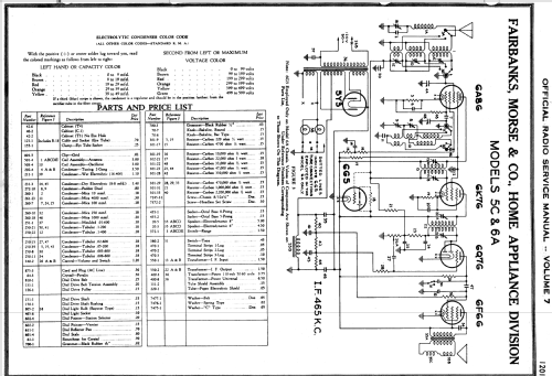 6AC-1 Ch= 6A; Fairbanks, Morse & (ID = 1827872) Radio