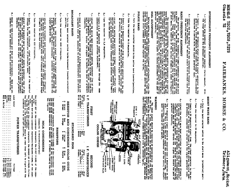 72-T-3 Ch= 72; Fairbanks, Morse & (ID = 335346) Radio
