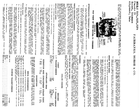 91-T-4 Ch= 91; Fairbanks, Morse & (ID = 335802) Radio