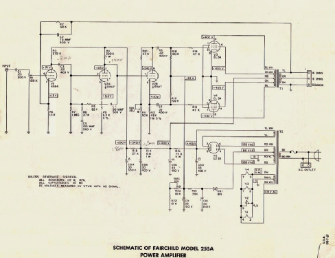 255A ; Fairchild Recording (ID = 2421641) Ampl/Mixer