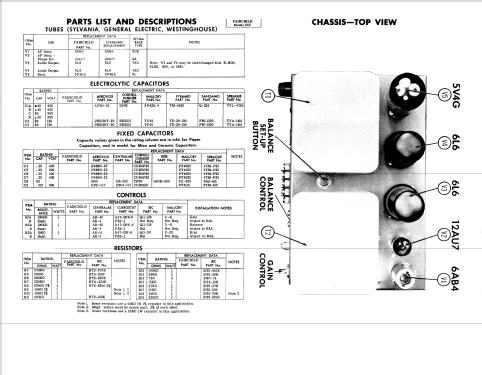 Power Amplifier 255; Fairchild Recording (ID = 2244722) Ampl/Mixer