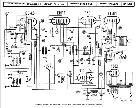 621SL; Familial Radio, G. (ID = 220339) Radio