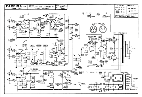 Farfisa 20 F/20; Farfisa, Fabbriche (ID = 2879891) Ampl/Mixer