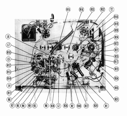 Capehart 1005-M Ch= C-296; Farnsworth (ID = 465243) Radio