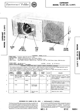 Capehart TC-20 Ch= C-297; Farnsworth (ID = 2918015) Radio