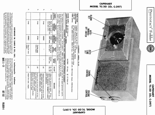 Capehart TC-20 Ch= C-297; Farnsworth (ID = 465327) Radio