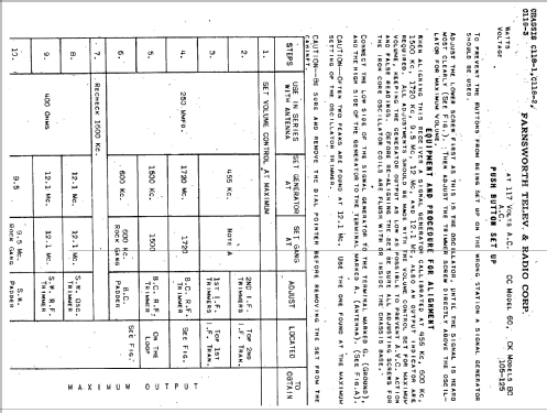 CK-74 Ch= C118-2; Farnsworth (ID = 345736) Radio