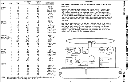 1034 ; Federal Radio Corp. (ID = 613718) Radio