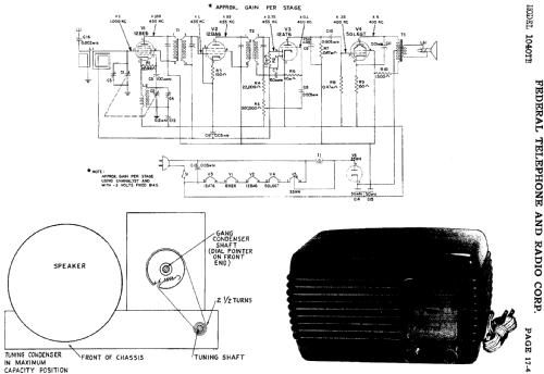 1040T ; Federal Radio Corp. (ID = 613734) Radio