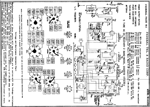 Standard Electric E1025TB; Federal Radio Corp. (ID = 306497) Radio