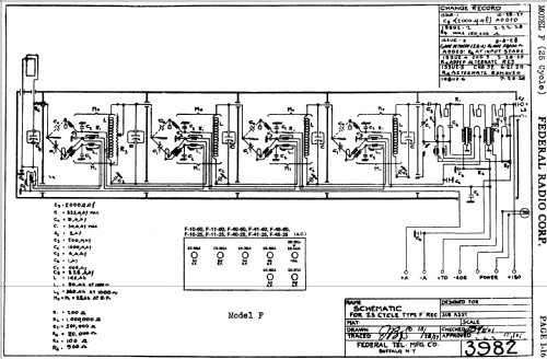 F11-25 ; Federal Radio Corp. (ID = 613030) Radio