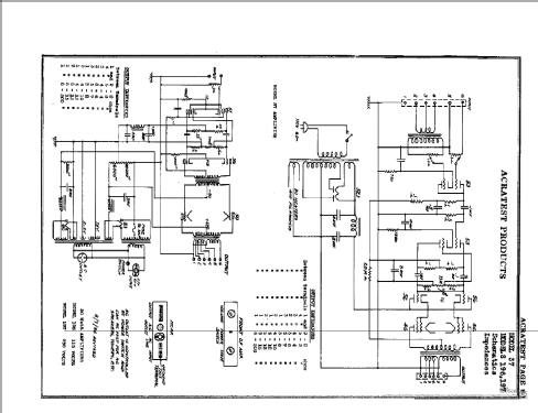 Acratest 37; Federated Purchaser, (ID = 48933) Ampl/Mixer