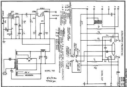 Acratest 728 Amp.and Power Supply; Federated Purchaser, (ID = 117218) Ampl/Mixer