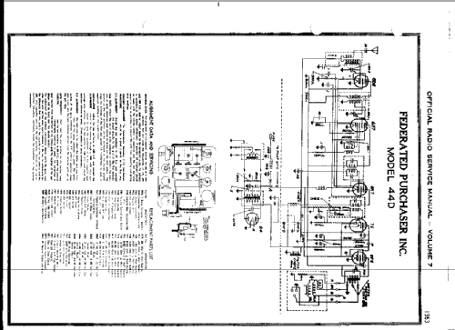 Acratone 44-D; Federated Purchaser, (ID = 2530908) Car Radio