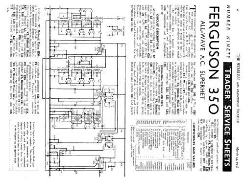 350; Ferguson Brand, (ID = 1024255) Radio