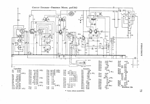 400URG; Ferguson Brand, (ID = 548461) Radio