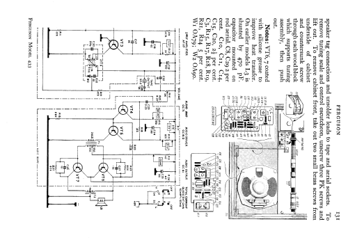 Transistor Seven 433; Ferguson Brand, (ID = 721037) Radio