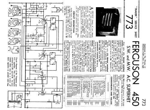 450; Ferguson Brand, (ID = 2177268) Radio