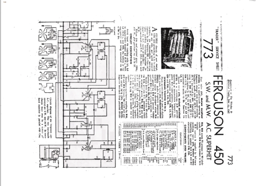 450; Ferguson Brand, (ID = 808856) Radio