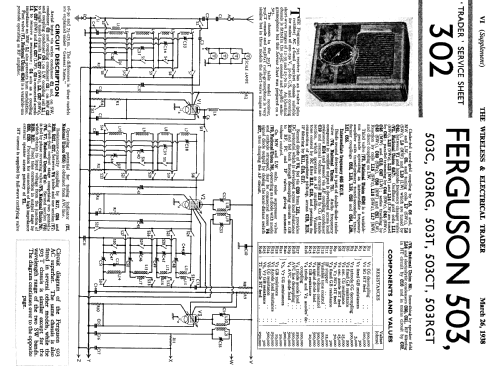 503RGT; Ferguson Brand, (ID = 1042492) Radio
