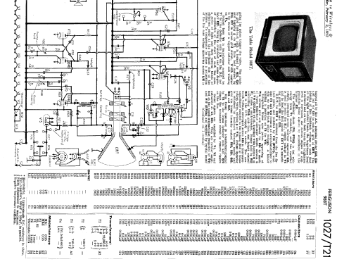 988TS; Ferguson Brand, (ID = 1016497) Televisore