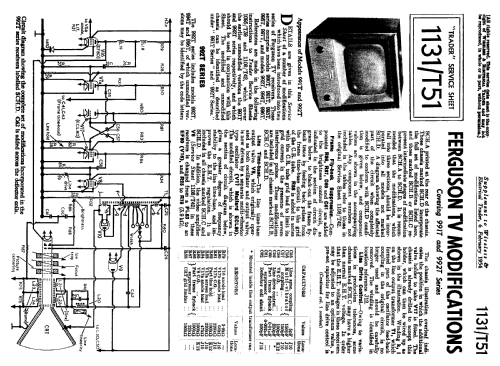 991T; Ferguson Brand, (ID = 1048592) Télévision