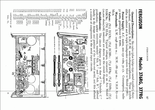 Fanfare II 378RG ; Ferguson Brand, (ID = 575581) Radio