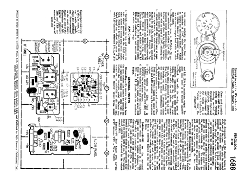 Fieldsman 3128; Ferguson Brand, (ID = 2322767) Radio