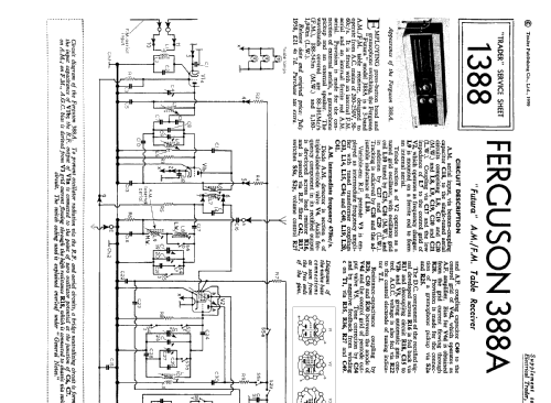 Futura 388A; Ferguson Brand, (ID = 2319850) Radio