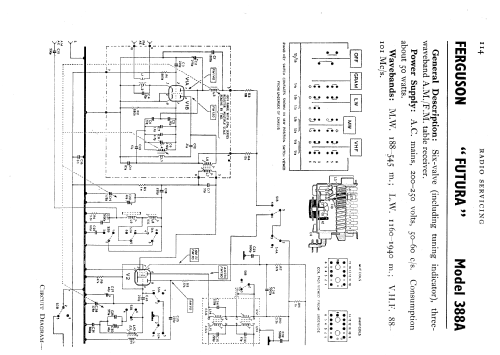 Futura 388A; Ferguson Brand, (ID = 594148) Radio