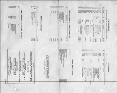 Late, Schedule B type 358BT; Ferguson Brand, (ID = 2629061) Radio