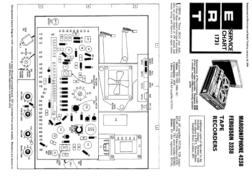 Tape Recorder 3238; Ferguson Brand, (ID = 2295247) R-Player