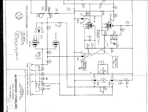 Alimentation stabilisée pour Klystrons SCF-200A; Ferisol; Paris (ID = 1046029) Equipment