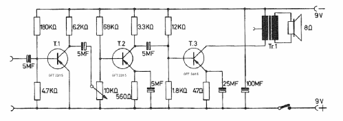 Transistor-Universal-Verstärker TU3; Fern, Radio-, GmbH, (ID = 250470) Bausatz
