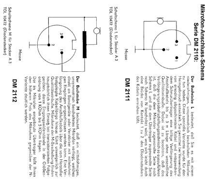 DM2111; Fernmeldewerk (ID = 1143697) Microphone/PU