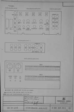 Vierkopf Querspurmaschine BCM 40; Fernseh Fernseh AG, (ID = 2942075) Sonido-V
