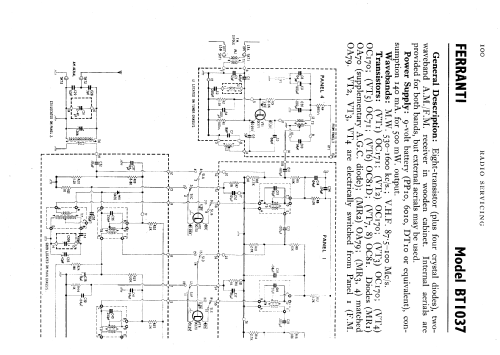 BT1037; Ferranti, GB (ID = 597532) Radio