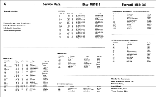 MBT1089; Ferranti, GB (ID = 343762) Radio