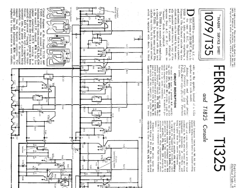 T1825; Ferranti, GB (ID = 1021583) Television