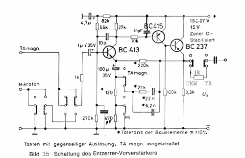 Programmwahl-Einschub I ; FG Elektronik, Franz (ID = 2219501) Ampl/Mixer